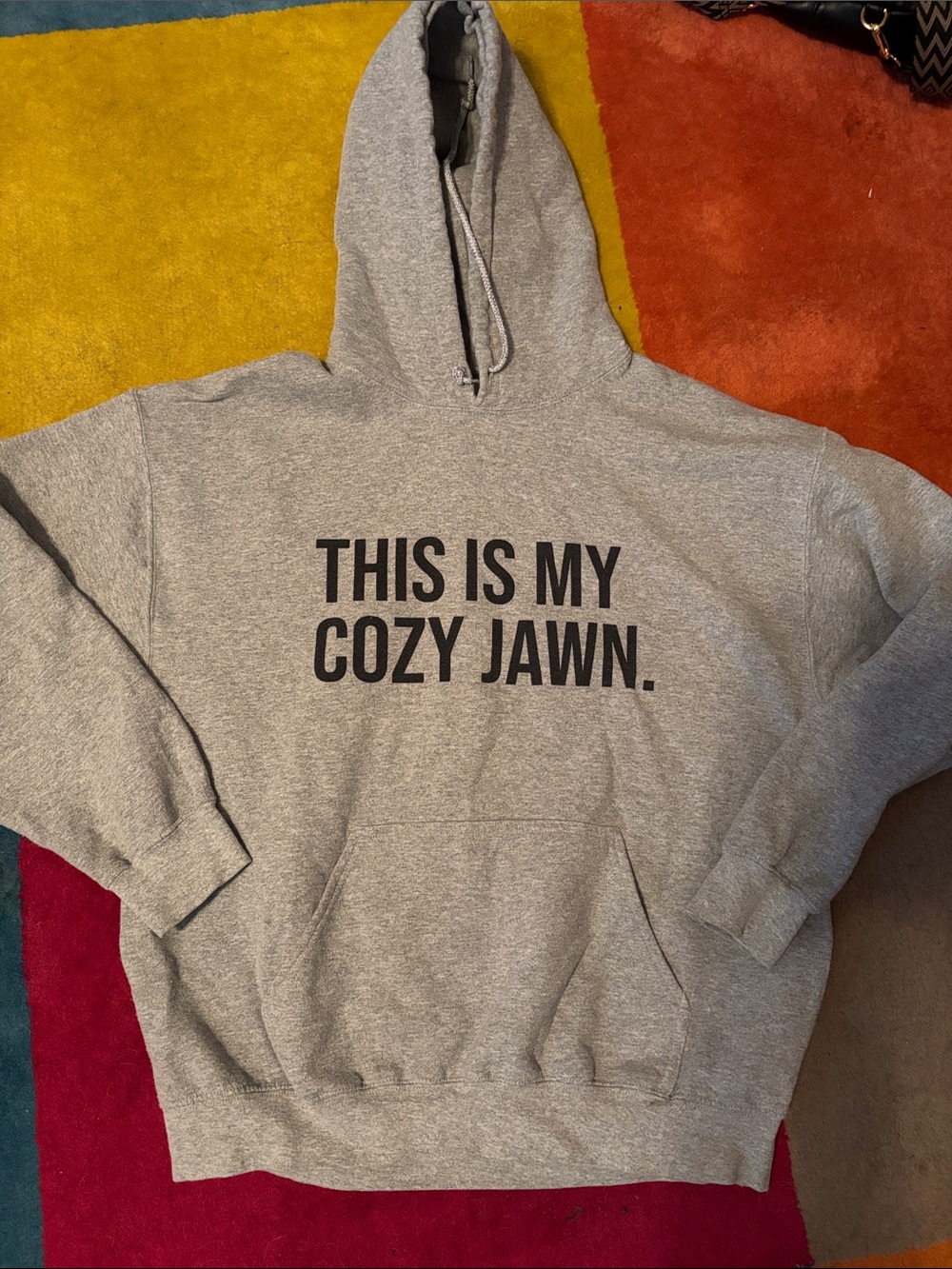 Gray Cozy Jawn Hoodie Sweatshirt - Unbranded